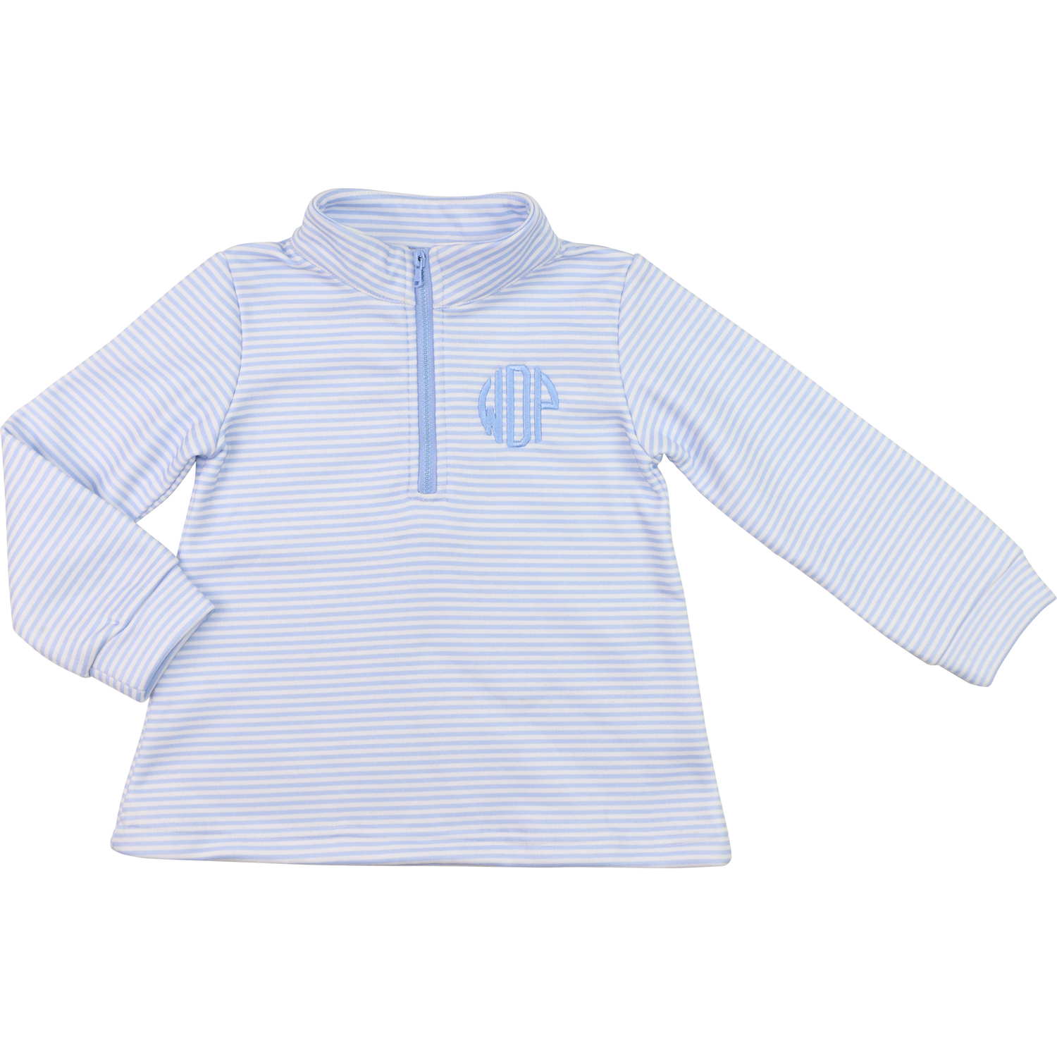 Blue striped pullover 