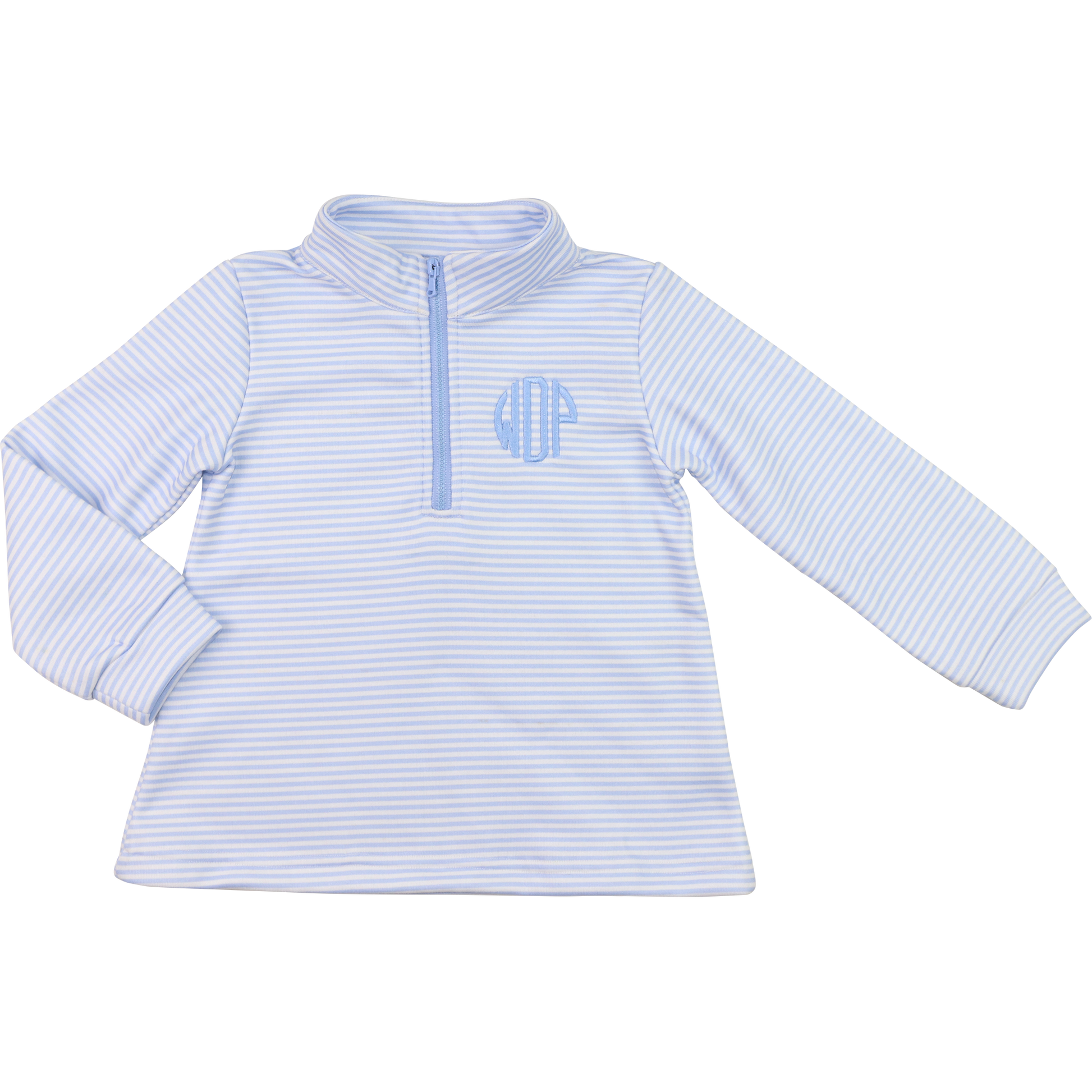 Blue striped pullover 