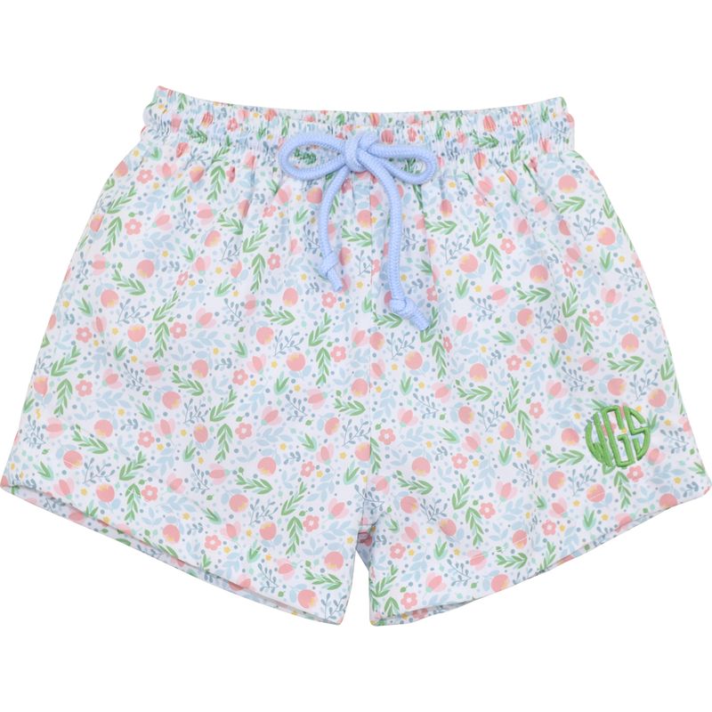 Botanic Print Swim Trunks