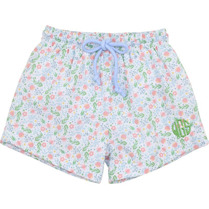 Botanic Print Swim Trunks