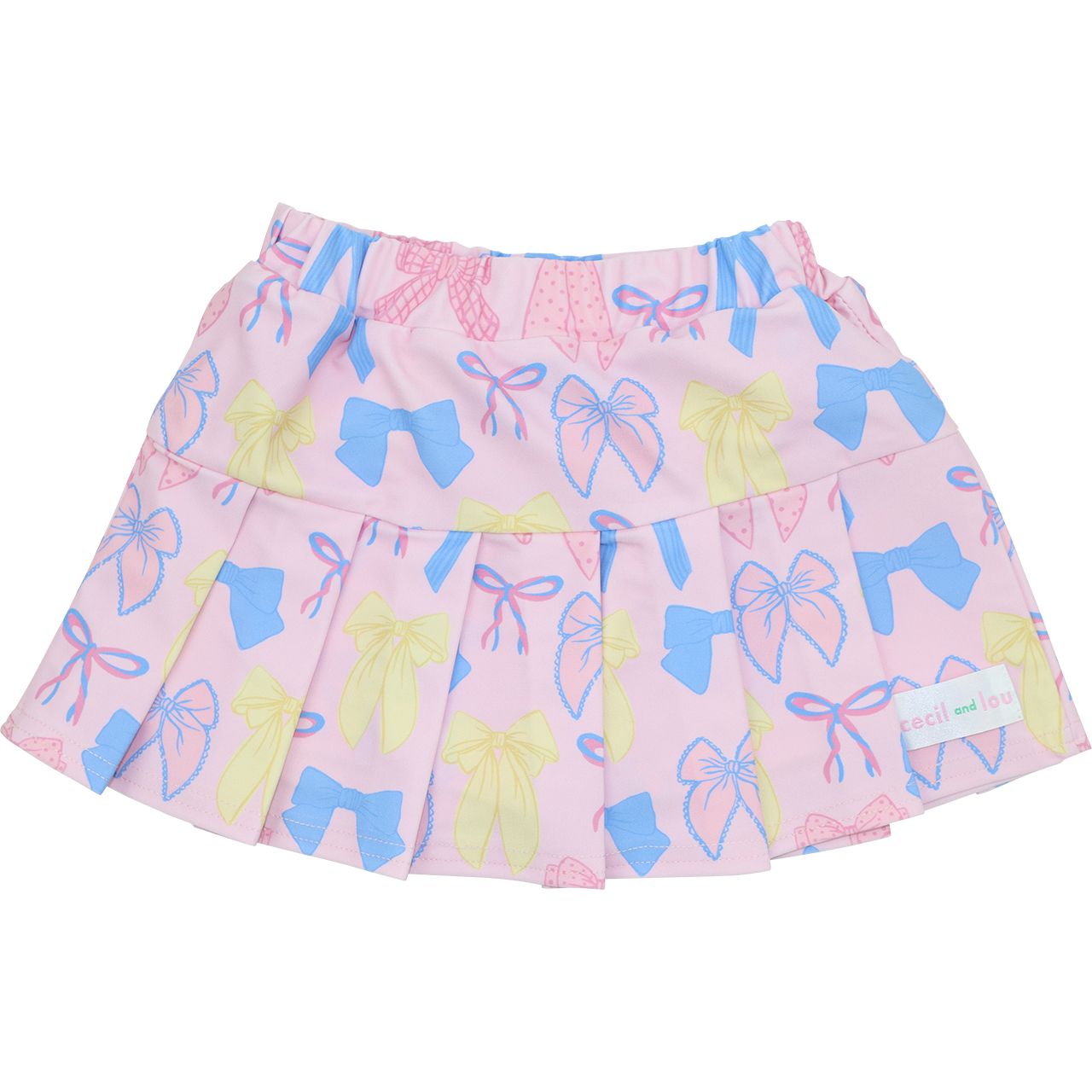 Bow Print Tennis Skirt