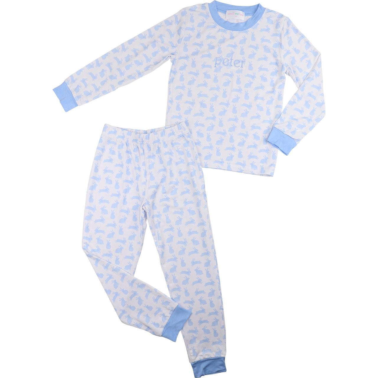 Bunny Bamboo Knit Pajamas