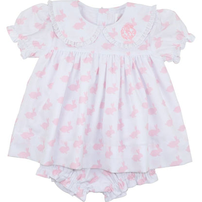 Bunny Print Diaper Set