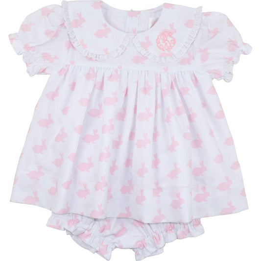 Bunny Print Diaper Set