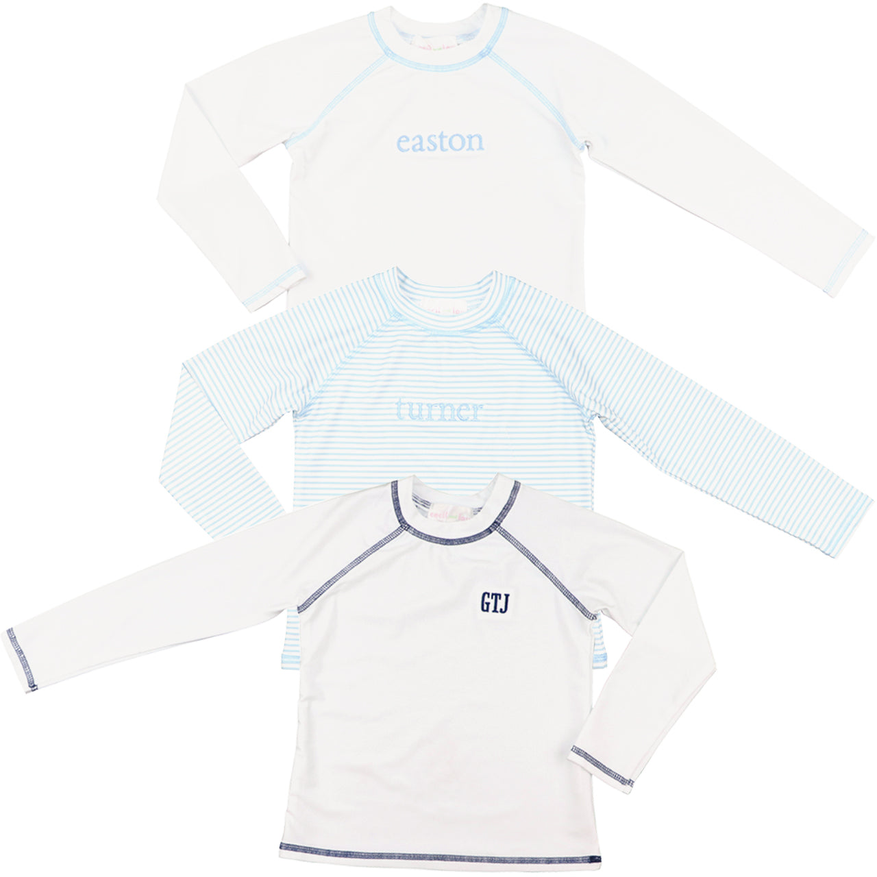 White And Blue Rashguard