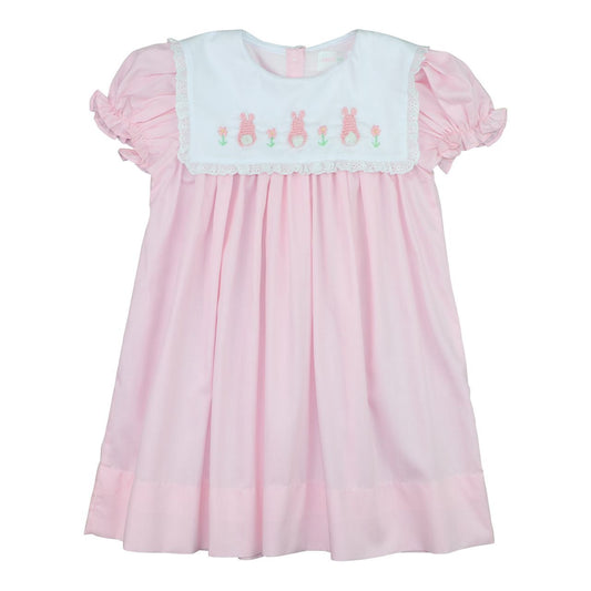 Pink Crocheted Bunny Dress