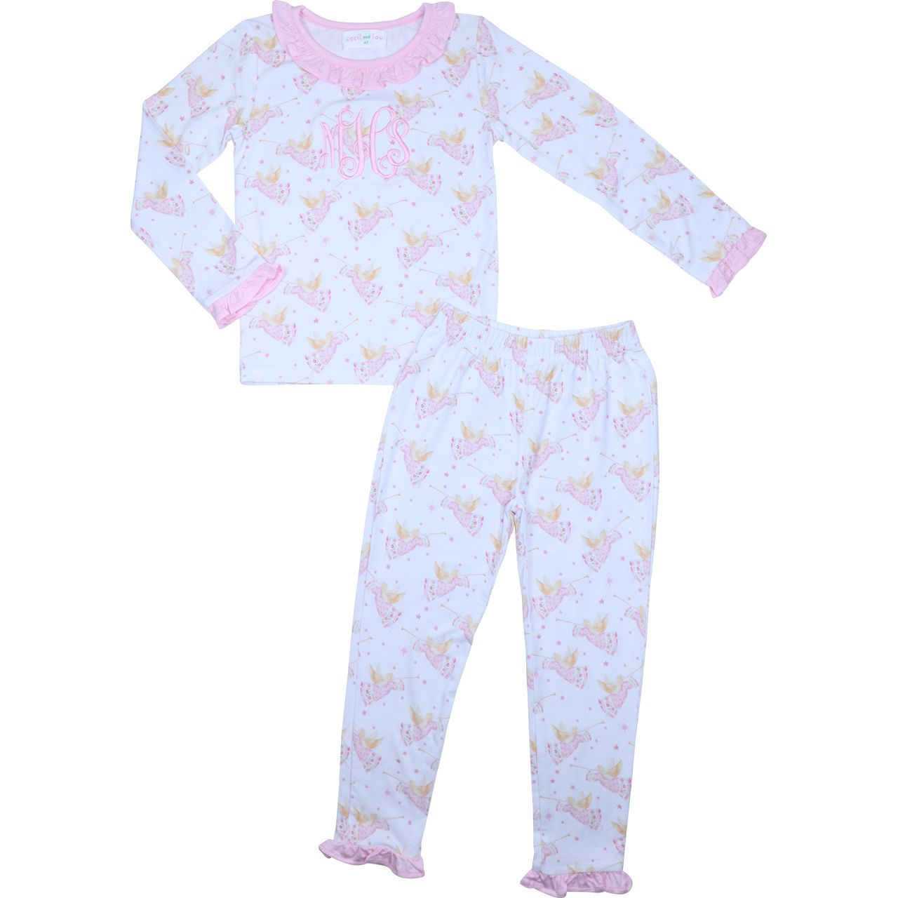 Christmas Angels Knit Pajamas