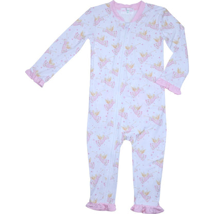 Christmas Angels Knit Zipper Pajamas