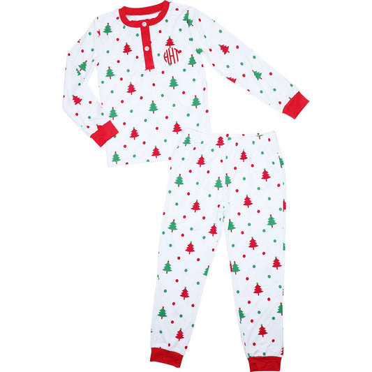 Christmas Tree Knit Pajamas
