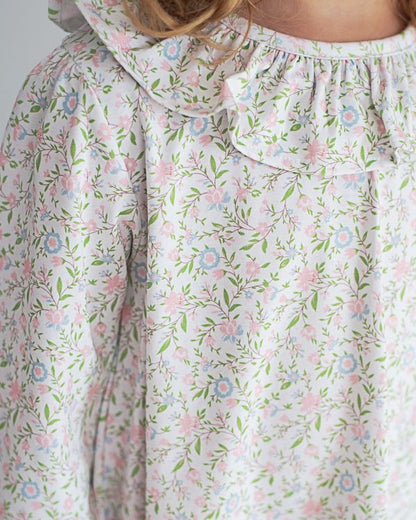 Close up of floral legging set 