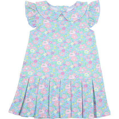 Colorful Floral Lycra Tennis Dress3