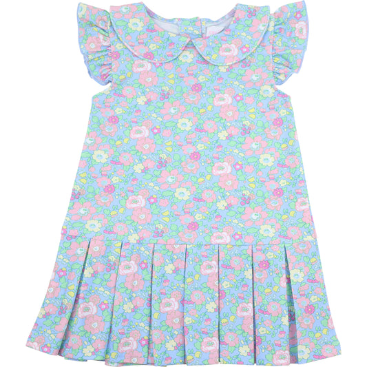 Colorful Floral Lycra Tennis Dress3