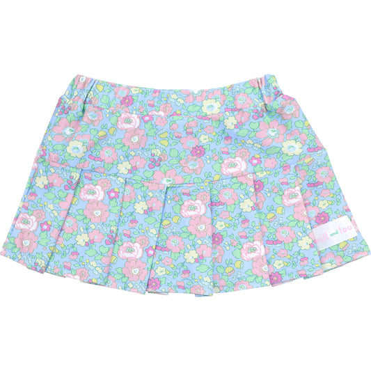Colorful Floral Lycra Tennis Skirt3