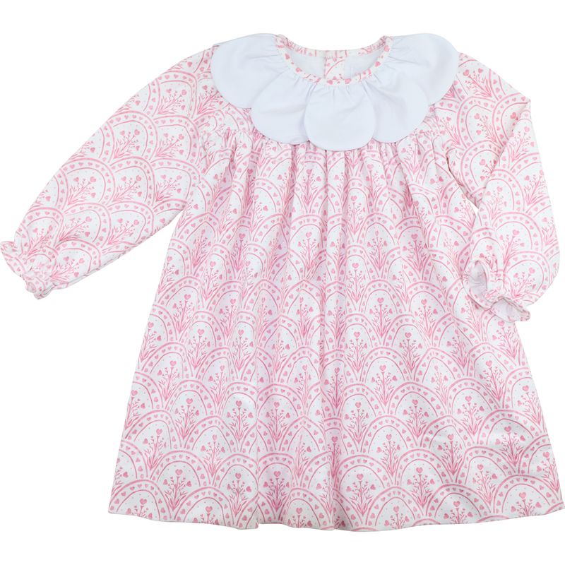 Corduroy Floral Hearts Dress