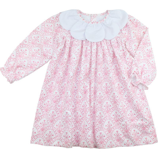 Corduroy Floral Hearts Dress