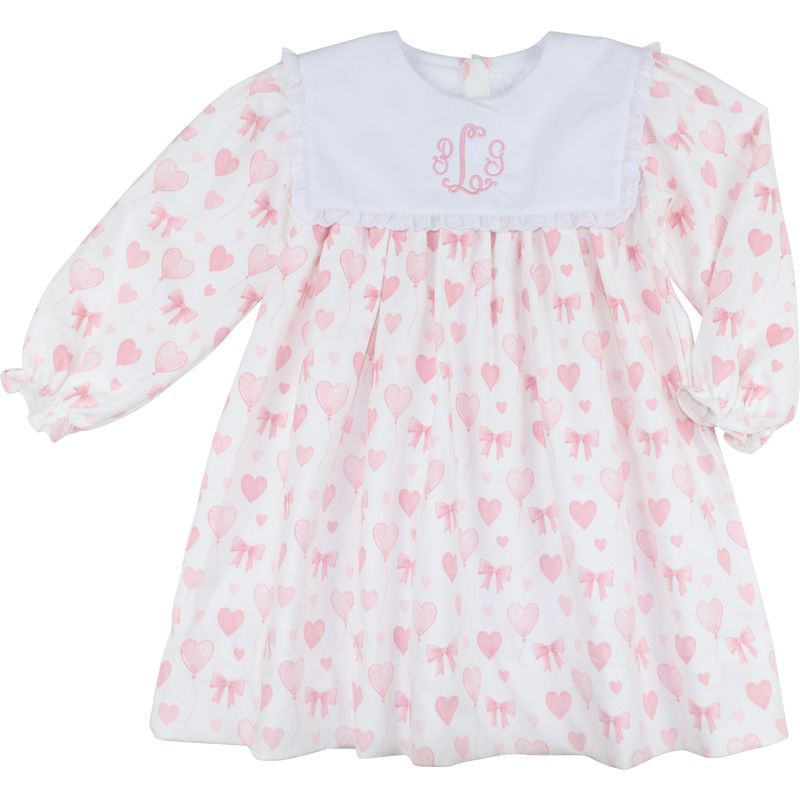 Corduroy Heart Balloon Dress