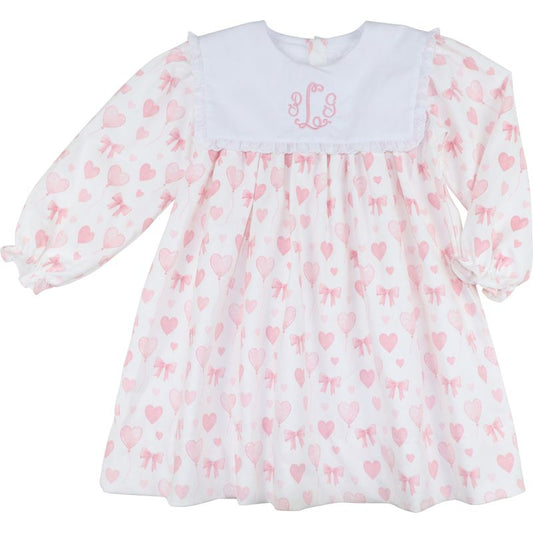 Corduroy Heart Balloon Dress