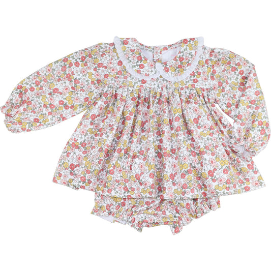 Fall Floral Corduroy Diaper Set
