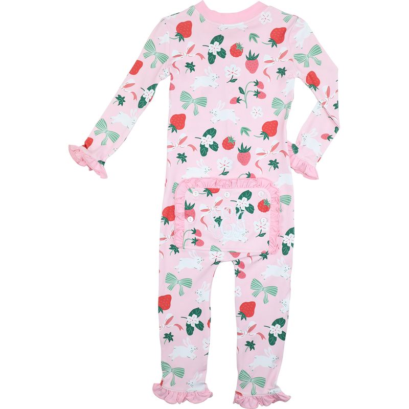 Easter Print Knit Zipper Pajamas