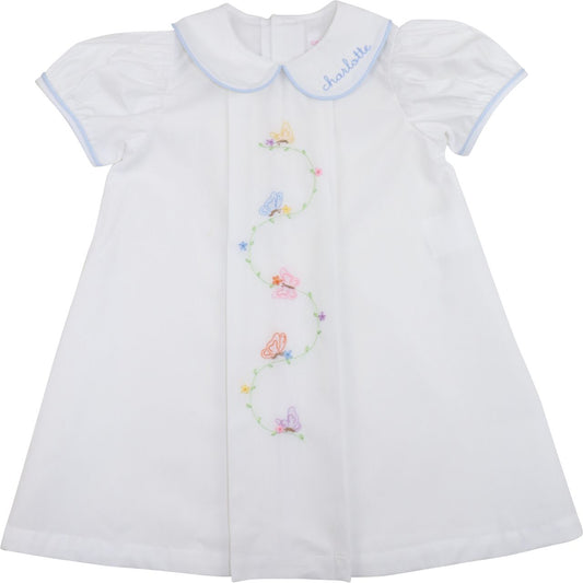 Embroidered Butterflies Dress