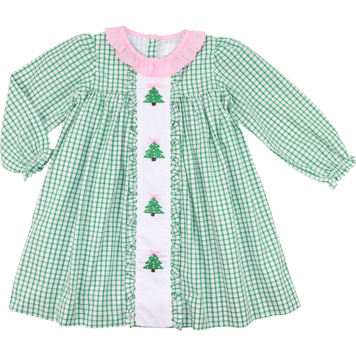 Embroidered Christmas Tree Dress
