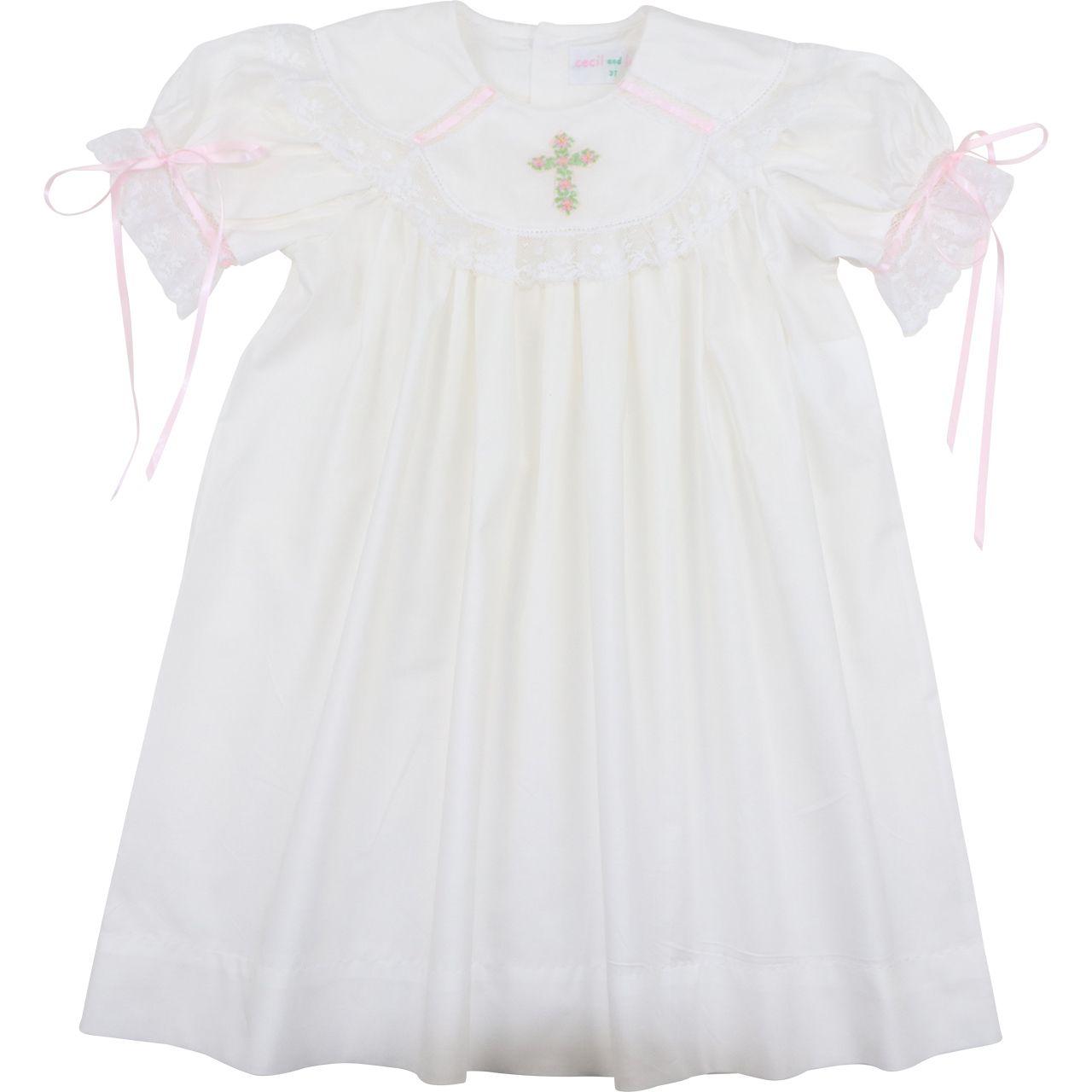 Embroidered Cross Heirloom Dress