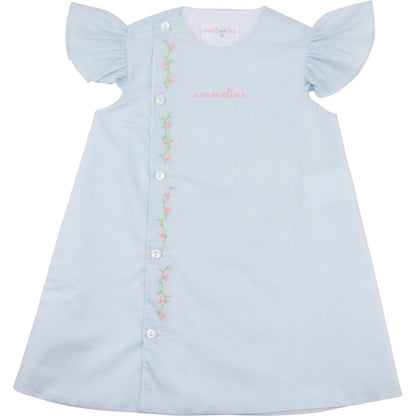 Embroidered Floral Vine Dress