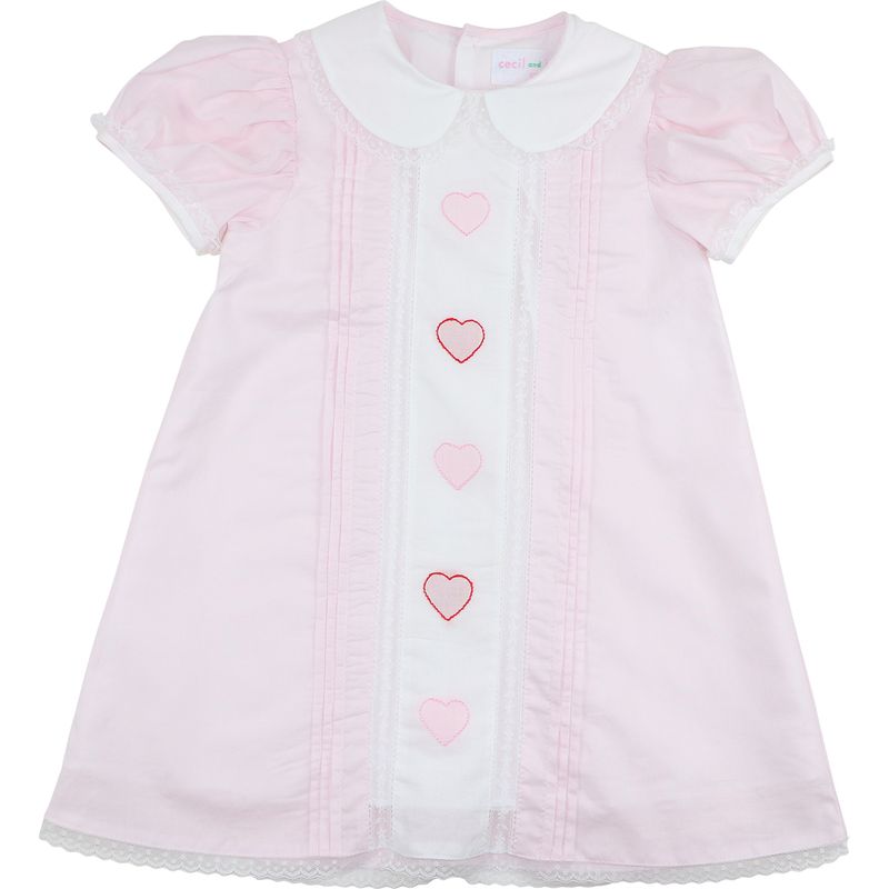 Embroidered Hearts Heirloom Dress