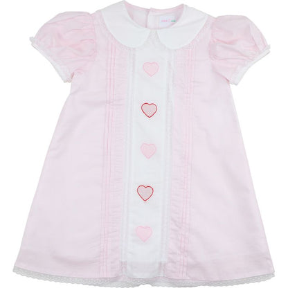Embroidered Hearts Heirloom Dress