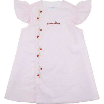 Embroidered Strawberry Vine Dress