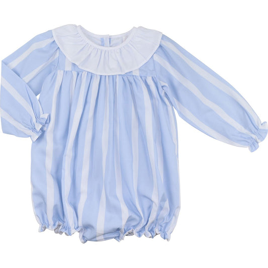 Blue And White Striped Bubble