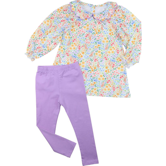 Fall Floral Legging Set