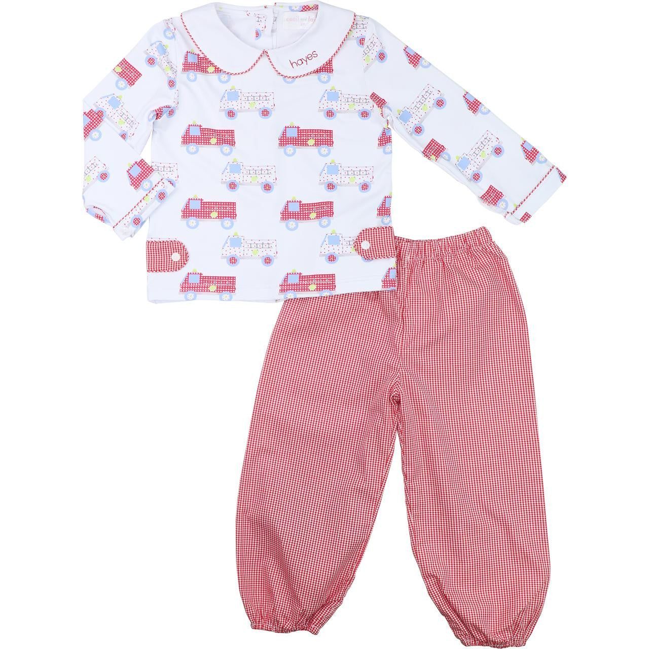 Firetruck Ankle Pant Set