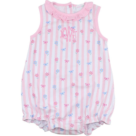 Floral And Bow Knit Bubble