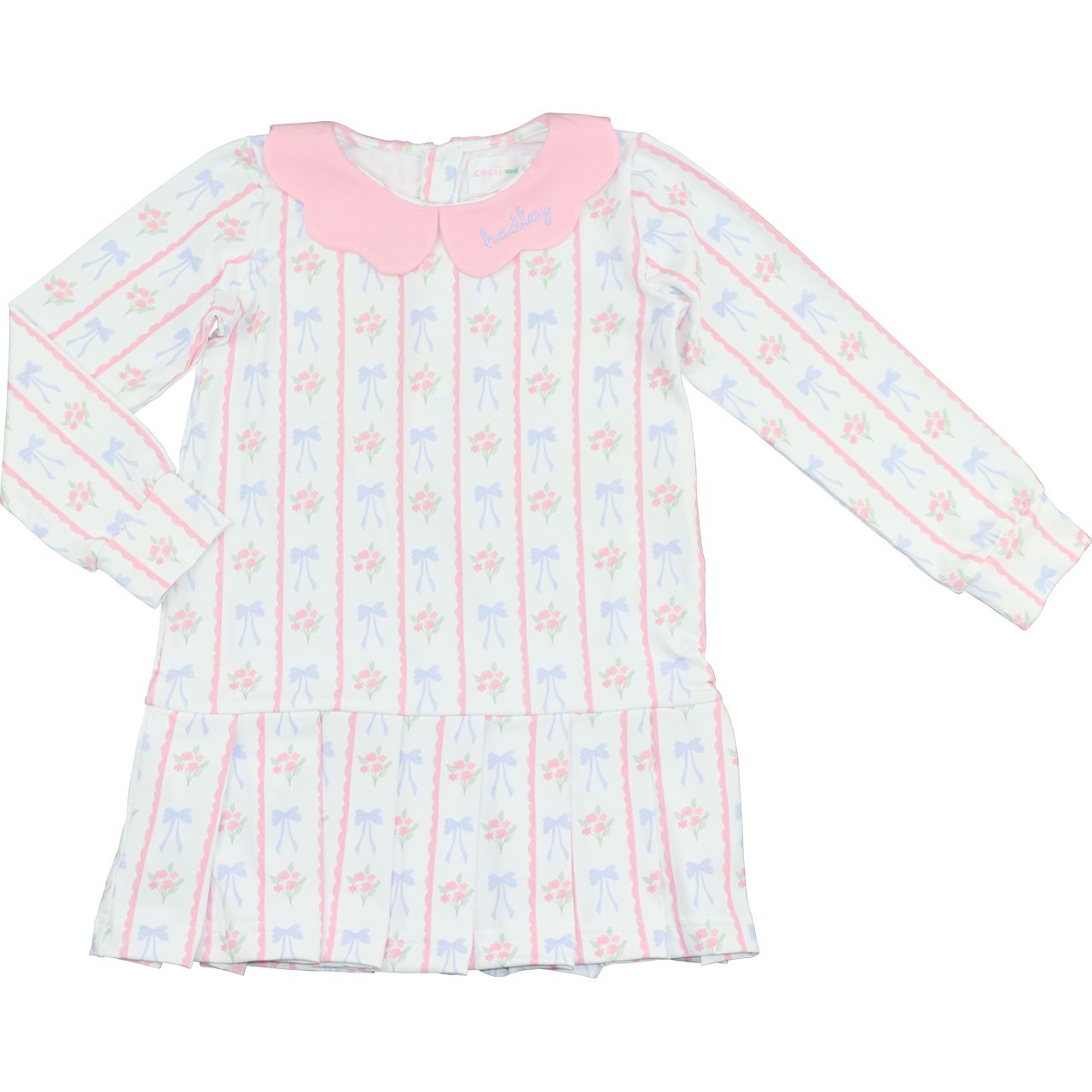 Floral Bouquet Knit Tennis Dress