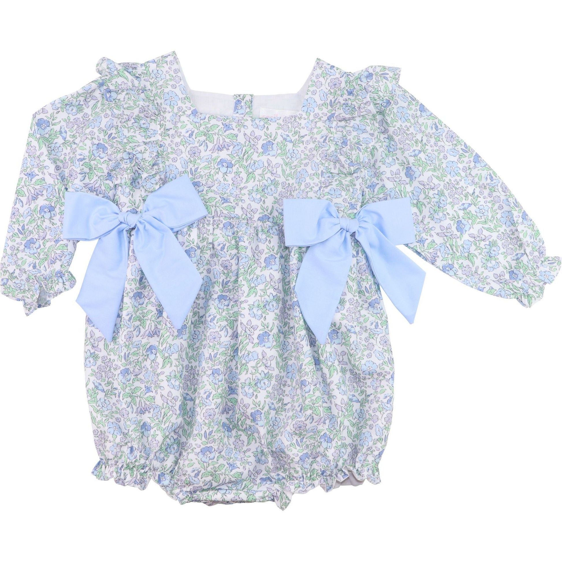 Floral Bow Ruffle Bubble