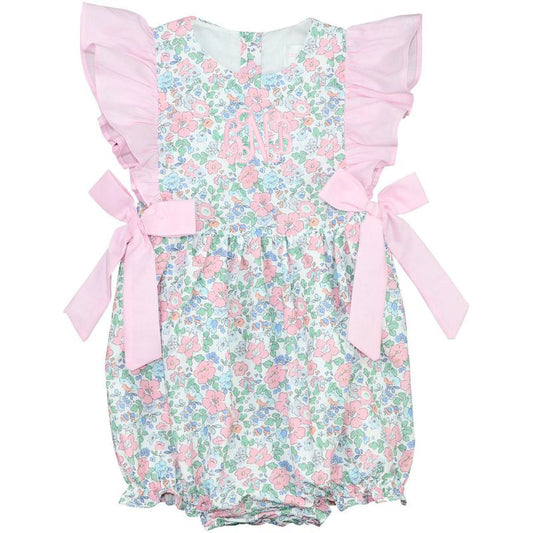 Floral Bow Ruffle Bubble