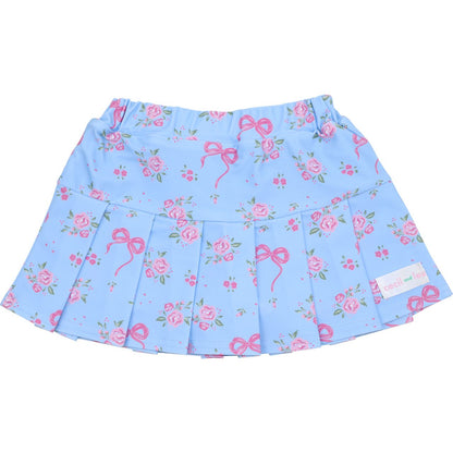 Floral Bow Tennis Skirt