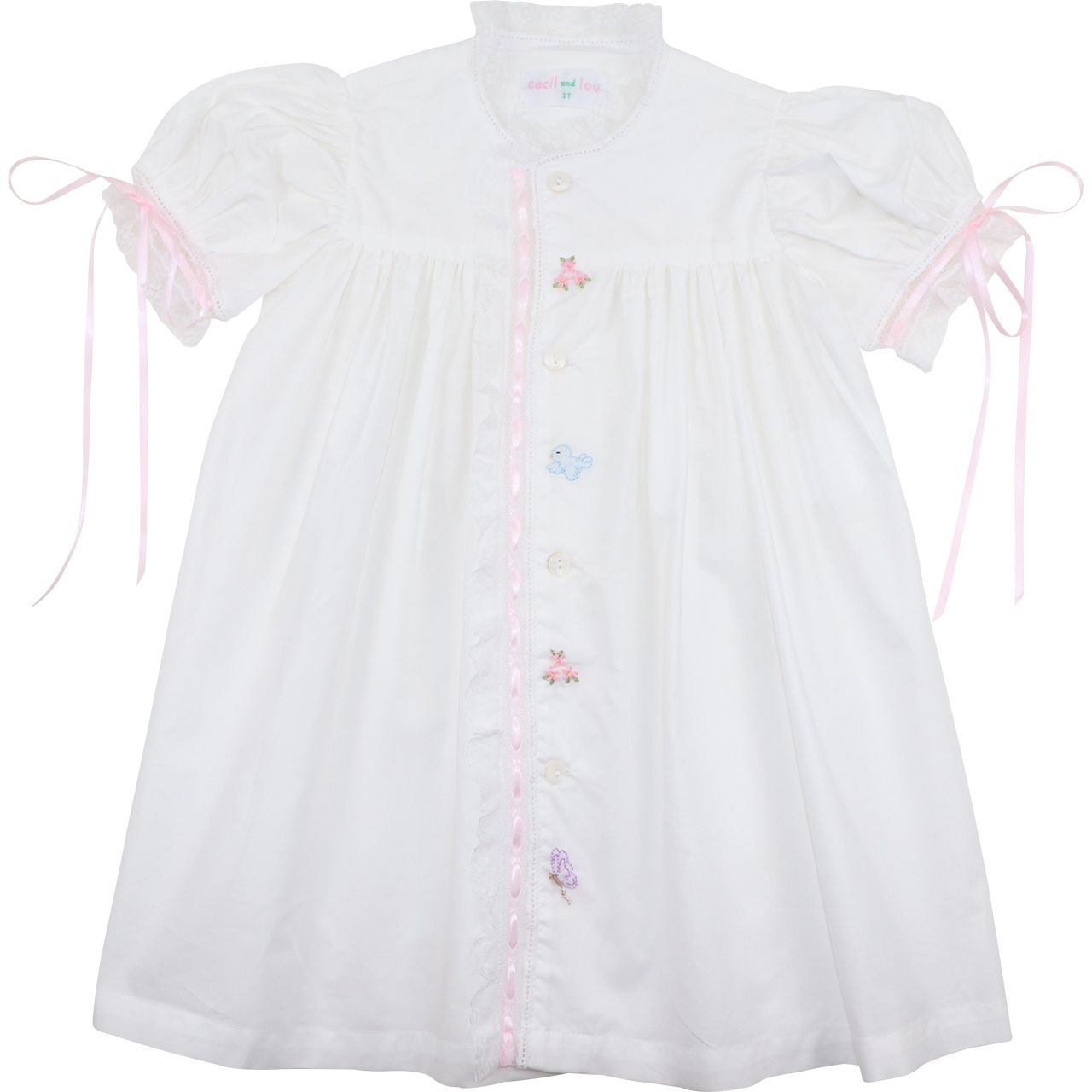 Floral Embroidered Heirloom Dress