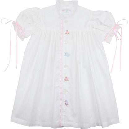 Floral Embroidered Heirloom Dress