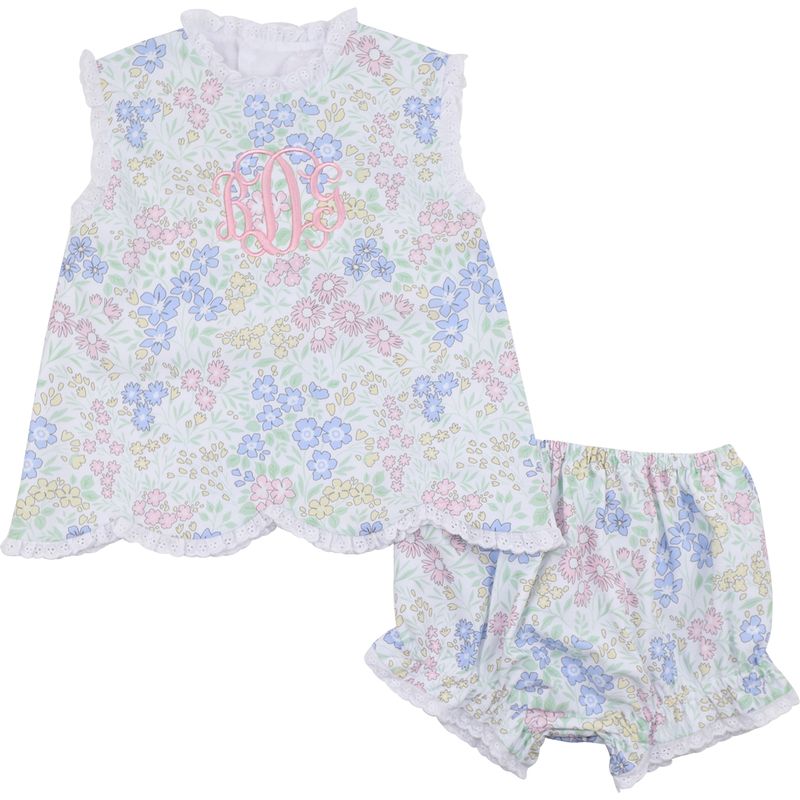 Floral Garden Diaper Set