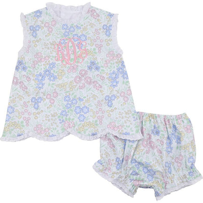 Floral Garden Diaper Set