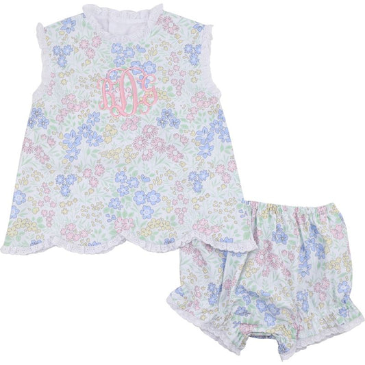 Floral Garden Diaper Set