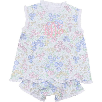Floral Garden Diaper Set