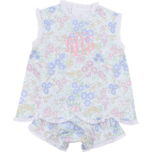 Floral Garden Diaper Set