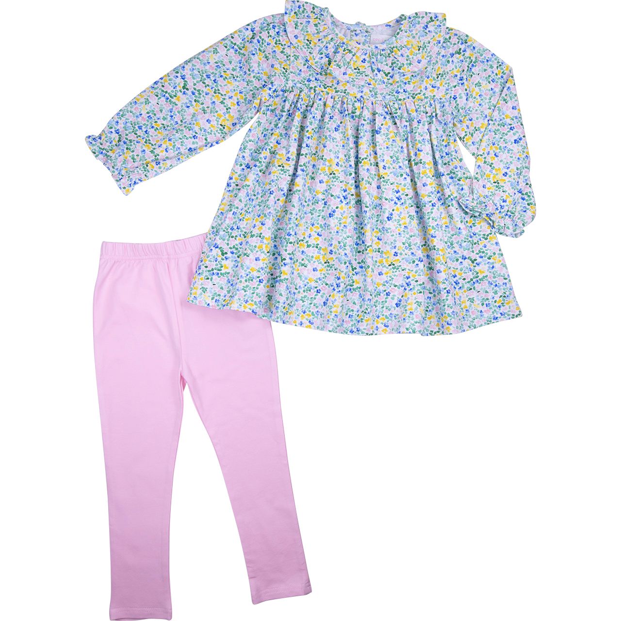 Floral Knit Legging Set