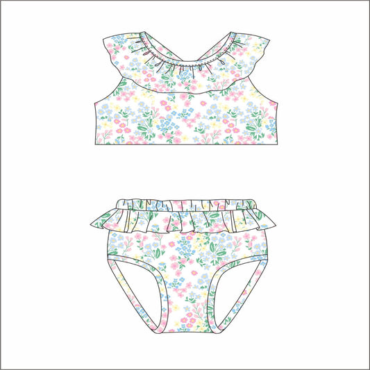 Floral Lycra Bikini3