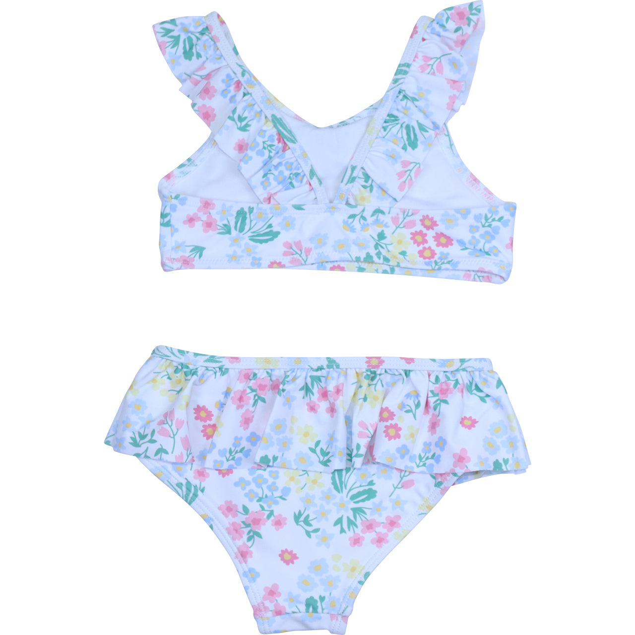 Floral Lycra Bikini back
