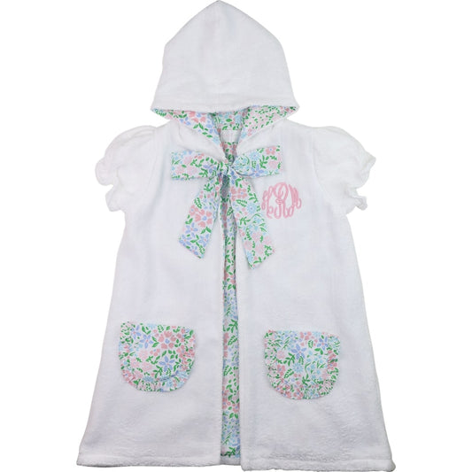 Floral Terry Coverup