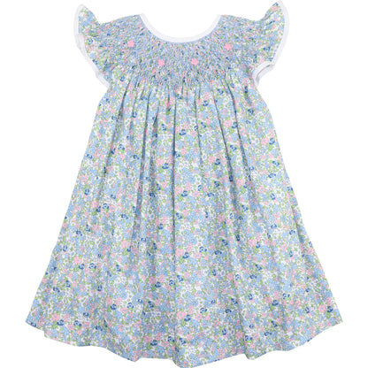 Floral dress on a white background